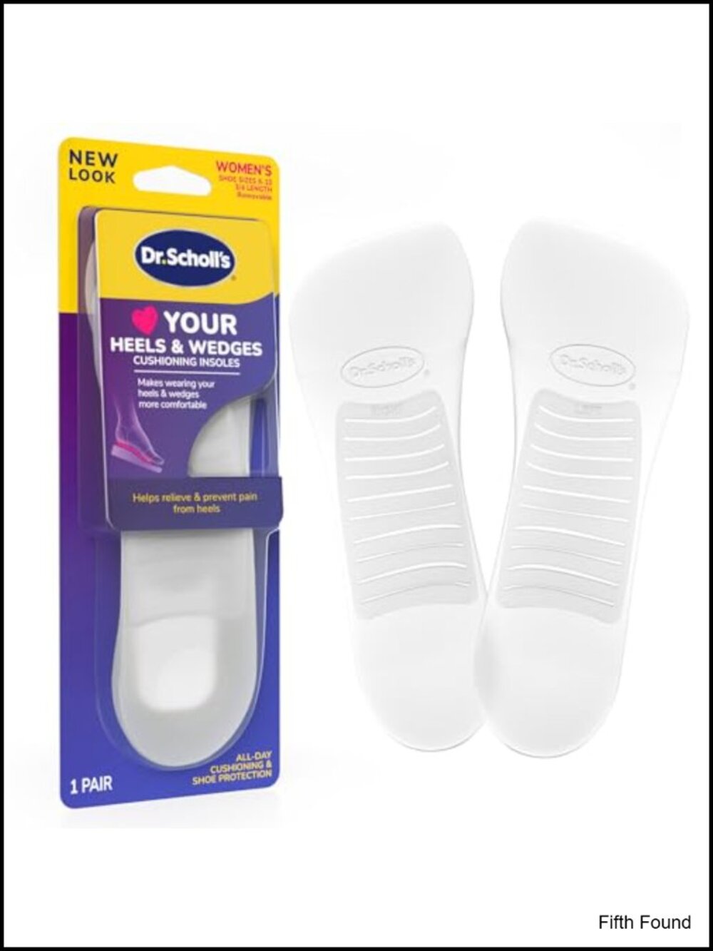 3/4 Length Gel Heel Insoles Arch Support Cushion for Heels Wedges